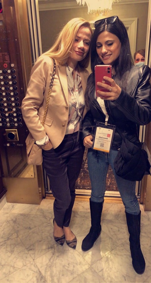 Katy and Amani @ASMS 2021, Philadelphia, PA, USA.
